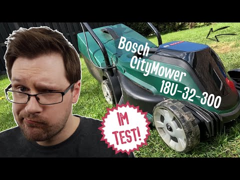 Bosch CityMower 18V-32-300 Test ► Inkl. Erfahrungsbericht nach 1 Jahr Nutzung! | Wunschgetreu