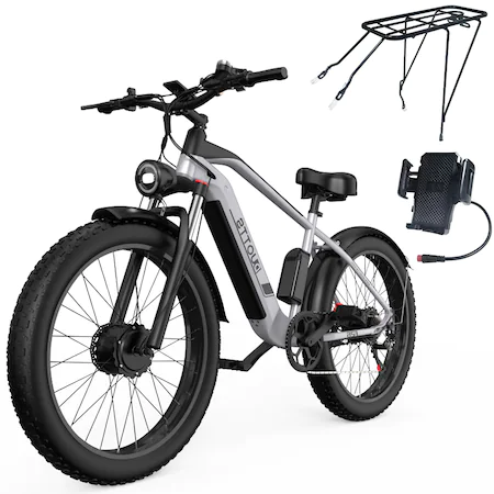 Bicicleta electrica F26, DUOTTS, 1500W