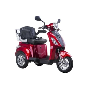 Tricicleta electrica Z Tech ZT 15 D 500 W 48 V autonomie 60 km 3 viteze Rosu