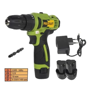 Autofiletanta Procraft PA12Li 2 Acumulatori 12V 1.5Ah 1200rpm 2 viteze de lucru Model 2020