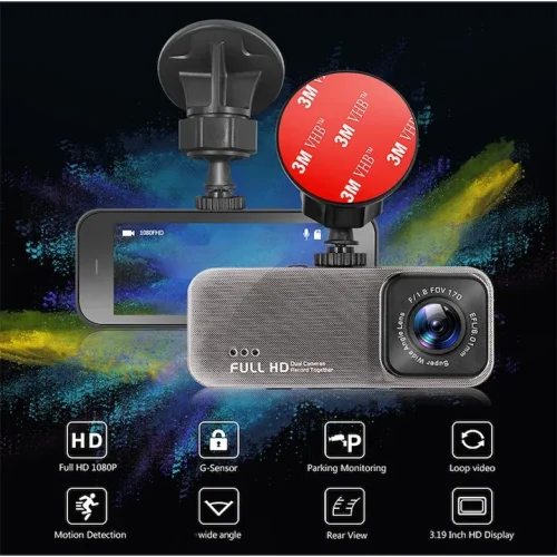 Cameră auto dublă DVR Loosafe RoadTeam T701 Cameră auto de buget dublă DVR Loosafe RoadTeam T701