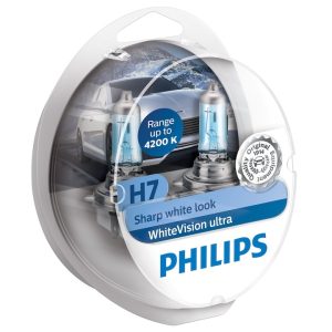 PHILIPS White Vision Ultra H7 12V 55W PX26D